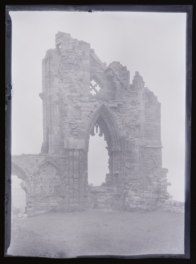 Whitby Abbey, West windows - n. aisle Image credit Leeds University Library