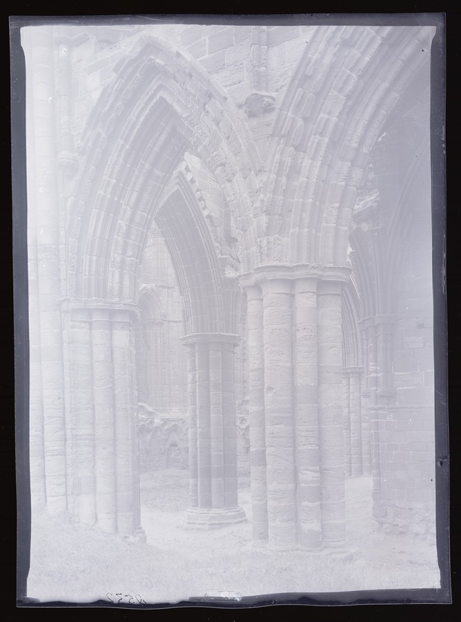 Whitby Abbey, Across n. transept Image credit Leeds University Library
