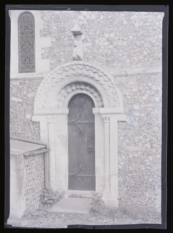 Patrixbourne, Church doorway Image credit Leeds University Library