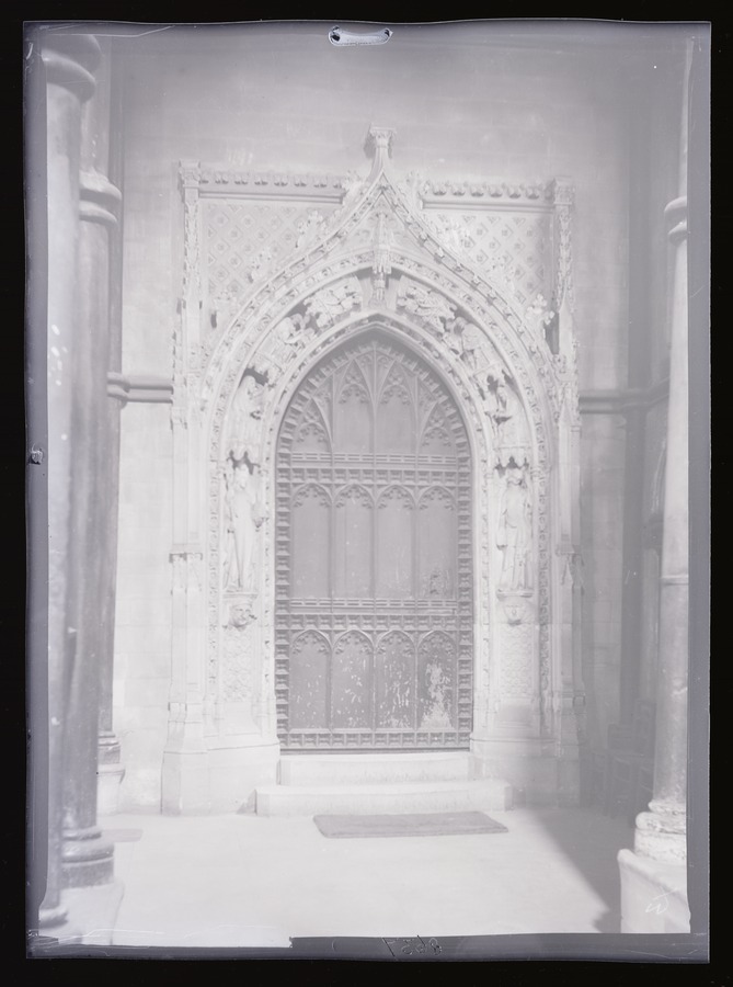 Rochester Cathedral, Chapter House door Image credit Leeds University Library