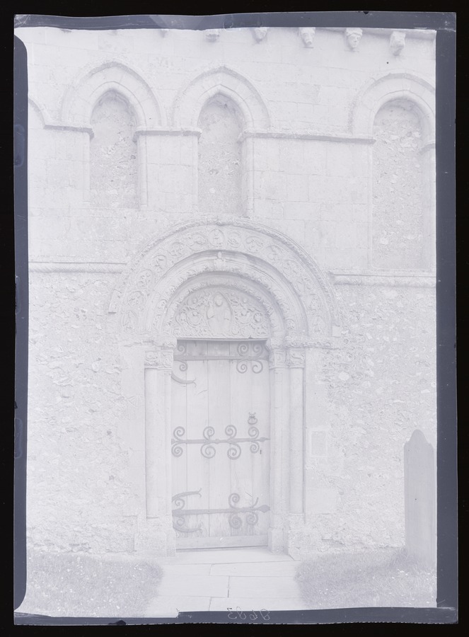 Barfreston Church, s. doorway Image credit Leeds University Library