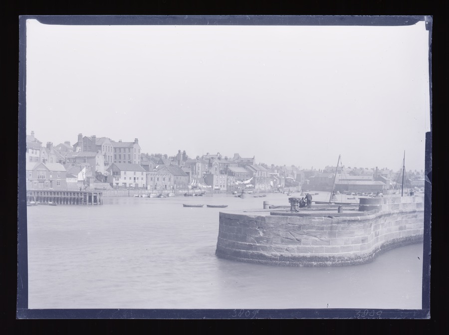 Bridlington, end of pier to Harbour Image credit Leeds University Library