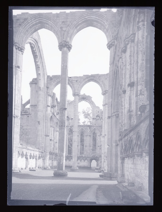 Fountains Abbey, Chapel of nine altars N Image credit Leeds University Library