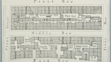 Plan of former slums at Camp Field, Leeds, demolished circa 1900. Original drawing for "Life and Tradition in West Yorkshire" (1976), p.85