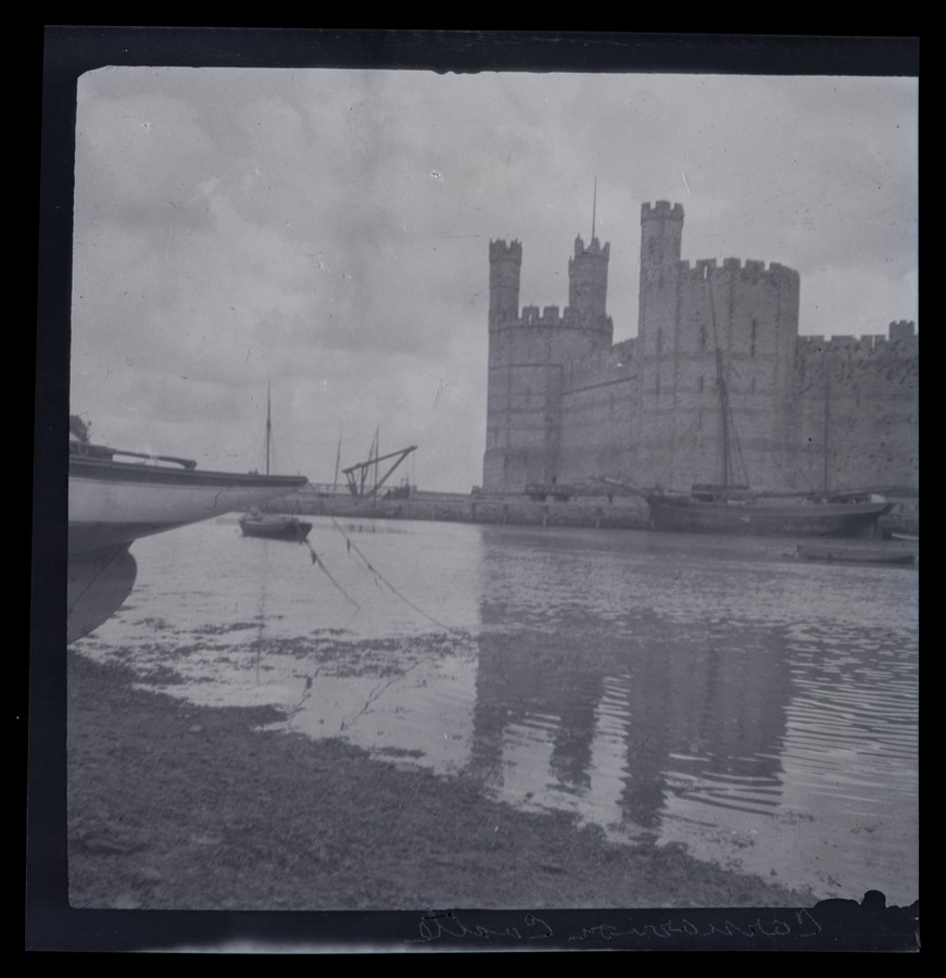 Carnarvon Castle Image credit Leeds University Library