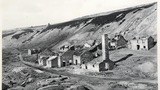 Ruins of the Old Gang Smelt mill, Swaledale, built 1790 and closed in 1898. Photograph taken in 1948. Associated with the photographic illustrations used in "A Dales Heritage" (1982), cp. plate 42