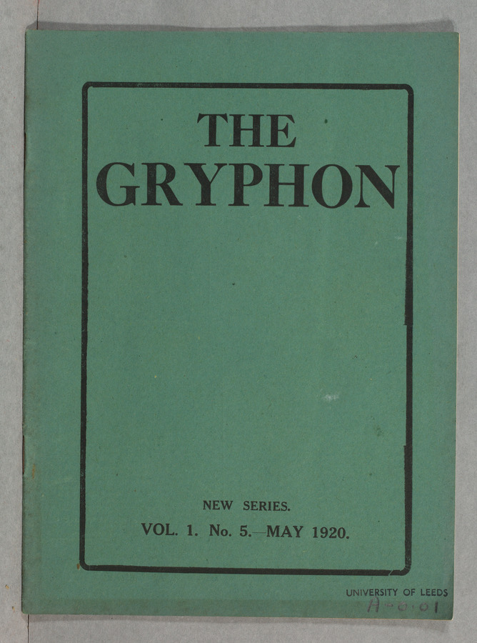 The Gryphon: Second Series, volume 1 issue 5 © University of Leeds