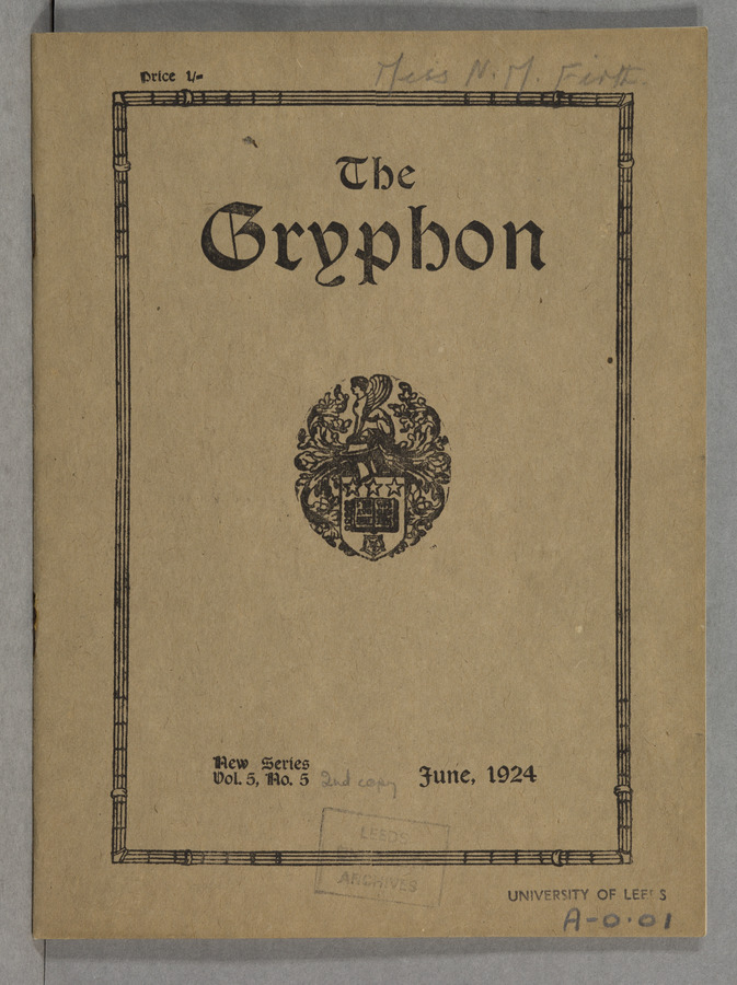 The Gryphon: Second Series, volume 5 issue 5 © University of Leeds