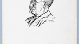 Mr L. Original drawing used in "Yorkshire Cottage" (1942), page 77