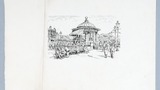 The Spa at Scarborough, original drawing  used in "Yorkshire Tour" (1939), page 77