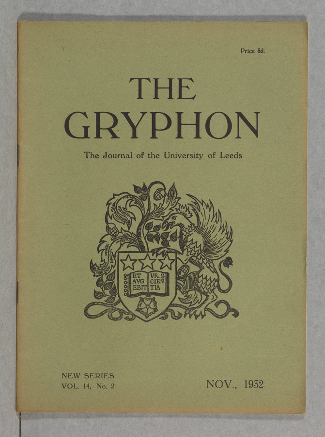 The Gryphon: Second Series, volume 14 issue 2 Media credit University of Leeds