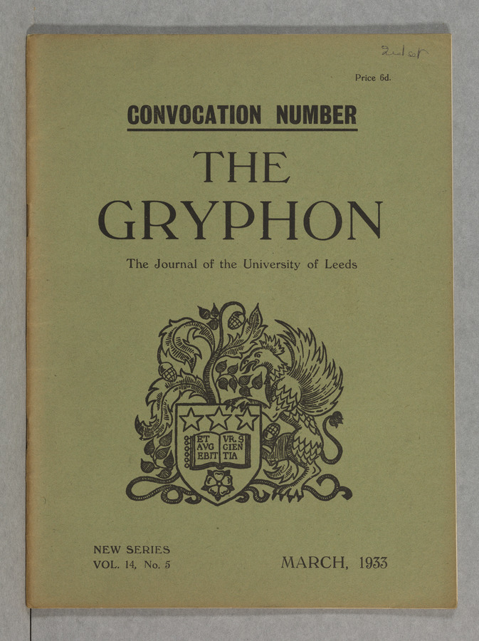 The Gryphon: Second Series, volume 14 issue 5 Media credit University of Leeds