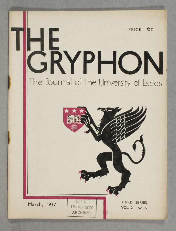 The Gryphon: Third Series, volume 2 issue 5 Media credit University of Leeds