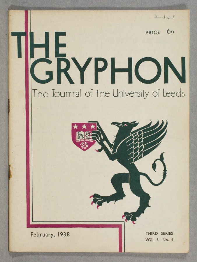 The Gryphon: Third Series, volume 3 issue 4 Media credit University of Leeds