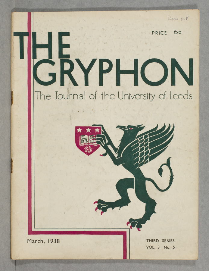 The Gryphon: Third Series, volume 3 issue 5 Media credit University of Leeds