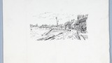 Whitgift on the Ouse, original drawing  used in "Yorkshire Tour" (1939), page 40