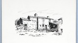 The Old Cottage. Original drawing used in "Yorkshire Cottage" (1942), page 5