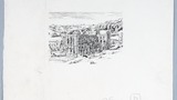 Rievaulx Abbey, original drawing  used in "Yorkshire Tour" (1939), page 236