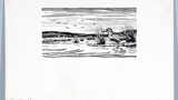 The tarn. Original drawing used in "Yorkshire Cottage" (1942), page 104