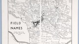 Field Names, mostly taken from the Tithe Award Map of 1839. Original drawing used in "Yorkshire Village" (1953), page 244 and 245