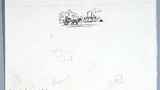 "Country and Coal", horse and cart with colliery in background, original drawing  used as a tailpiece in "Yorkshire Tour" (1939)