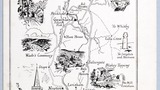 Pictorial Map of Whitby to Pickering. Original drawing produced for "The Dalesman". Date and page reference to be researched.