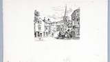 Pickering, original drawing  used in "Yorkshire Tour" (1939), page 252