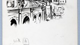 Wetherby, 1925. Original drawing used in "Yorkshire Heritage" (1950), page 5