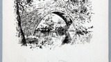 Ivelet Bridge. Original drawing used in "Yorkshire Heritage" (1950), page 42