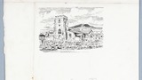 Horton-in-Ribblesdale, original drawing  used in "Yorkshire Tour" (1939), page 147