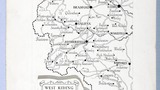 Map used for Chapters 9, 10, 11 of "Yorkshire Tour" (1939): "West Riding Industrial", page 95