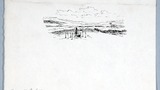 Rey Cross, original drawing  prepared and proposed as one of the illustrations for "Yorkshire Tour" (1939), but not used