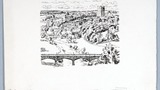 Richmond, original drawing  used in "Yorkshire Tour" (1939), page 196