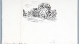 Egglestone Abbey, original drawing  used in "Yorkshire Tour" (1939), page 295