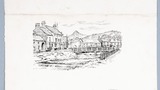 Great Ayton and Roseberry Topping, original drawing  used in "Yorkshire Tour" (1939), page 285