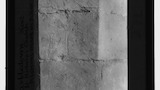 Harbledown, Kent. St Nicholas Church, Pilgrim's mark on pillar