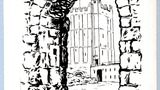 The Castle Keep of Richmond. Original drawing used in "Yorkshire Heritage" (1950), facing page 68