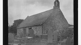 Llantysilio, St Tysilio Church. St Tysilio built this church 630AD. Inscription over door