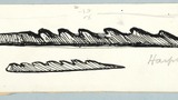 Harpoon, Star Carr. Original drawing prepared for "The Wonders of Yorkshire" (1959), but not used