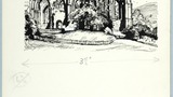 Bolton Abbey. Original drawing used in "The Wonders of Yorkshire" (1959), page 162