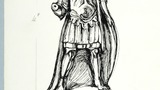 Statue, Roman soldier. Original drawing used in "The Wonders of Yorkshire" (1959), page 3