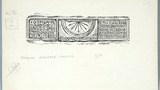 Sun-dial, Kirkdale church. Original drawing used in "The Wonders of Yorkshire" (1959), page 216