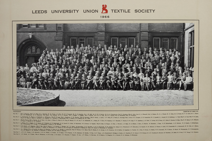 The Department of Textile Industries photographs. 1963 Media credit University of Leeds
