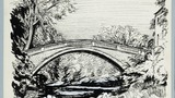 Greta Bridge. Original drawing used in "The Wonders of Yorkshire" (1959), page 185