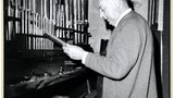 Mr Norman Fitton of Bramley voicing an organ pipe. Image used for one of the photographic illustrations in "Life and Tradition in West Yorkshire" (1976), plate 117