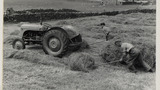 Haymaking: Hay Sledge and Tractor