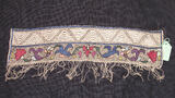 embroidered curtain fringe