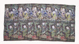 panel of silk brocade