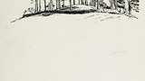 Lady Hill. Original drawing used in "Yorkshire Village" (1953), page 259