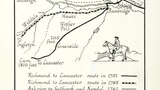 Map of the Turnpike Roads. Original drawing used in "Yorkshire Village" (1953), page 108